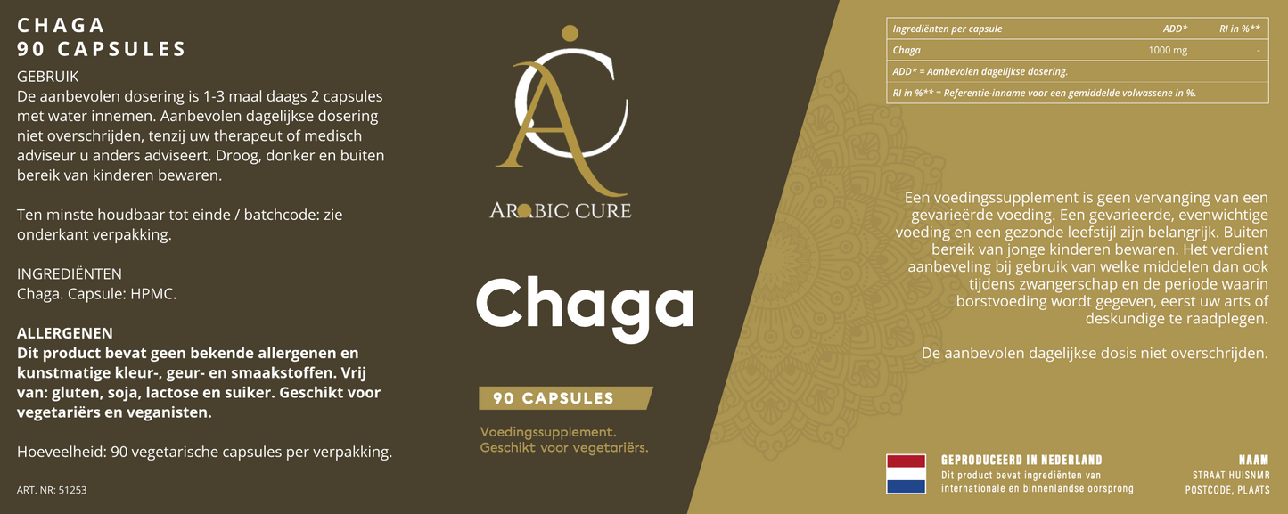 Arabic Cure Chaga 90 capsules